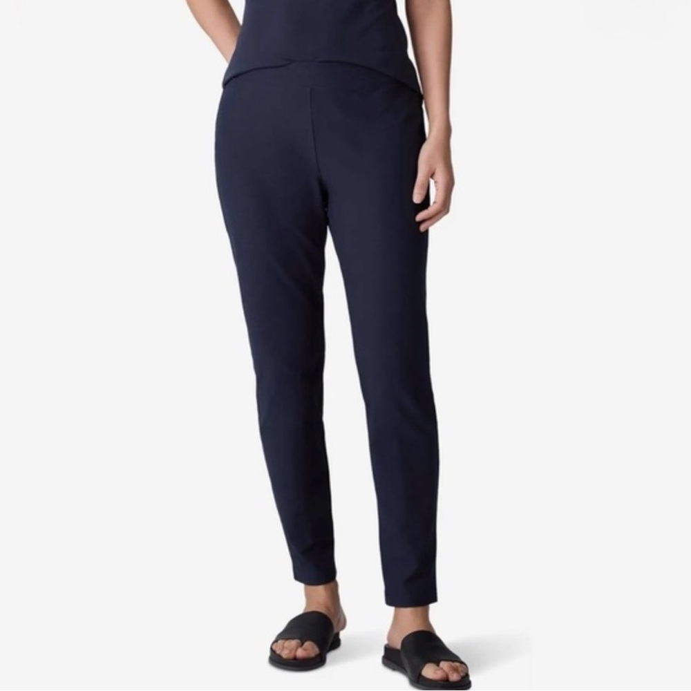 Papillon Blanc Pull-On Leggings Size Small navy excellent condition